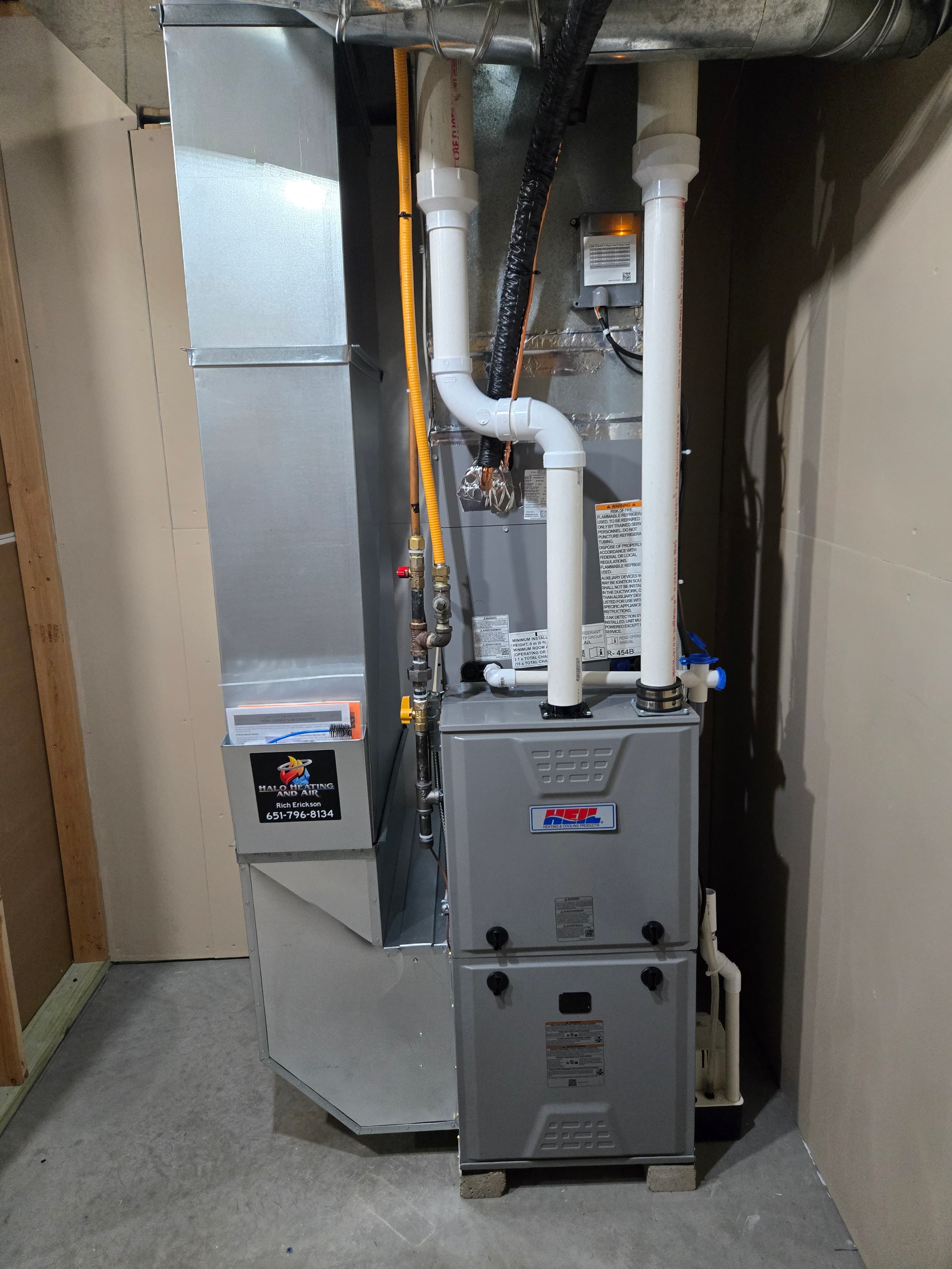 HVAC installation by Halo Heating and Air in the St. Croix Valley (photo 7)